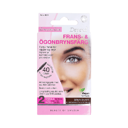 Depend Frans- & Ögonbrynsfärg Lösögonfransar färgning Dam ONESIZE