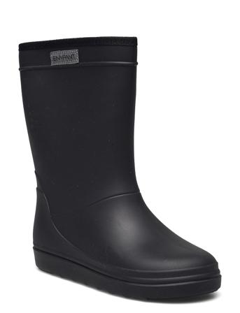 Rain Boots Solid Shoes Rubberboots High Rubberboots Unlined Rubberboots Svart En Fant