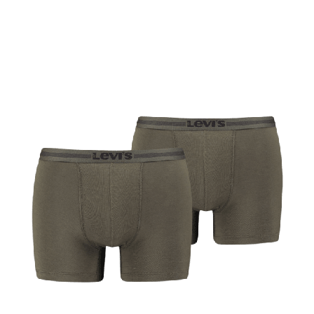 Levi's Tencel Boxer 2-pack Kalsonger Herr Grön XL
