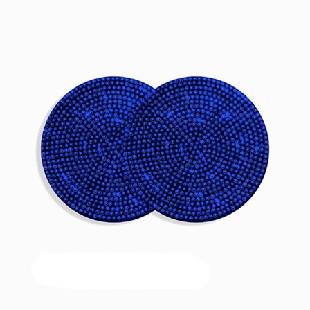 2 Stk/Sæt Skridsikker Pad Anti-skrid kopholdere BLÅ