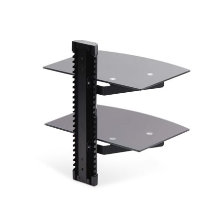 StarTech DUAL FLOATING WALL-MOUNTED AV SHELVES FOR UNDER TV WALL