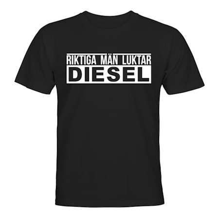 Riktiga Män Luktar Diesel - T-SHIRT - HERR