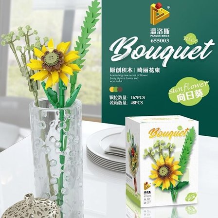 DIY Blomsterarrangement Sett med Konserverte Roser - Valentinsdagsgave-FX-