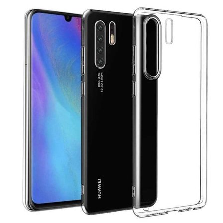 Huawei P30 Pro Stöttåligt Genomskinligt Skal Simple