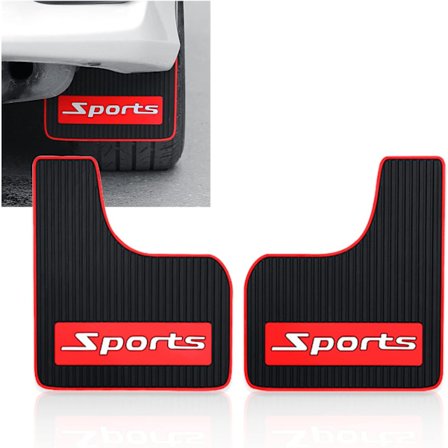 2 stk. bilskærme i blødt materiale, universal bilskærme i gummi