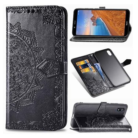Mandala Xiaomi Redmi 7A etui - Sort