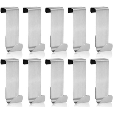 Dørkroge i rustfrit stål, kroge med skumbeskyttelse til døren