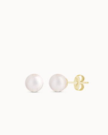 Akoya pärlörhängen i 18K guldguld