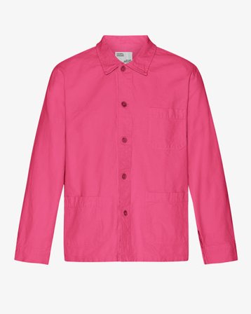 Organic Workwear Jacket - Bubblegum Pink - Male - S