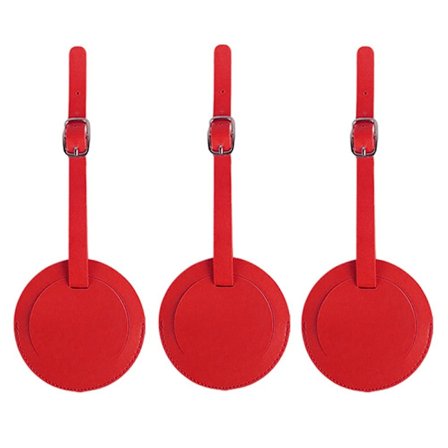 Resbagageetiketter Resväska Identifieringsetikett RÖD - spot försäljning