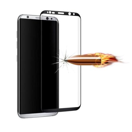 Samsung Galaxy S8 - (3-PACK) HuTech EXXO-Skjermbeskytter med Ram Silver/Grå