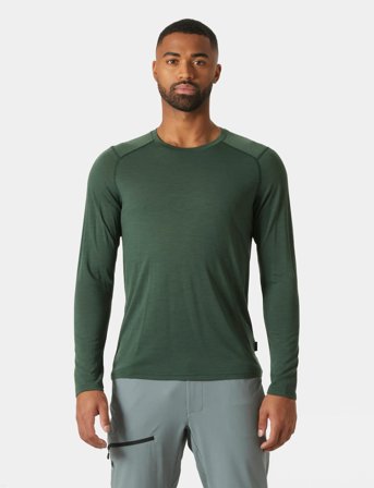 Helly Hansen Hh Durawool Crew Ls - Green - XL