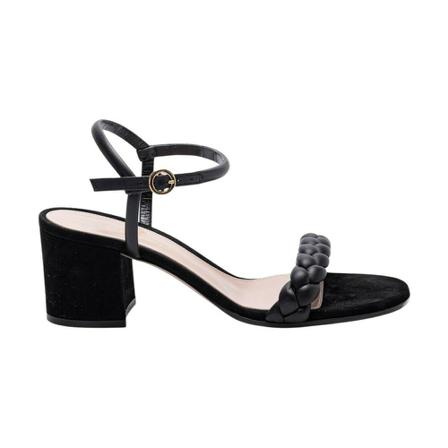 Gianvito Rossi, Sandals Zwart, Dames, Maat:39 EU,leer,gevlochten