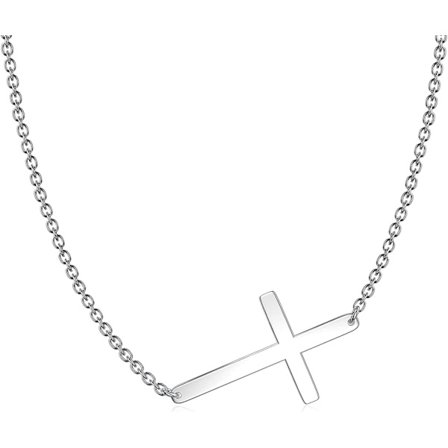 95 Sterling Sølv Kors Halskæde Damer, Kors Smykker Gaver