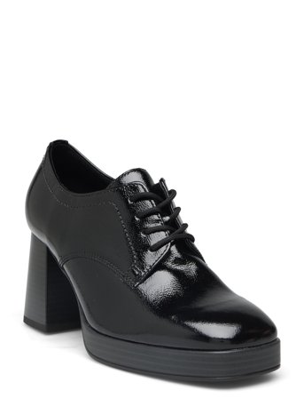 Laced Shoe Black Gabor
