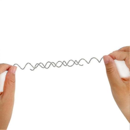 Magisk Ståltrådsspiral Illusion Ögla Anti-Stress Ventil Trick Leksak