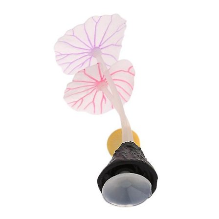 Akvarie Lotus Blad Fisk Nattlys