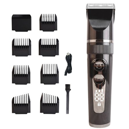 Sort professionel hår trimmer - vandtæt og genopladelig KLB