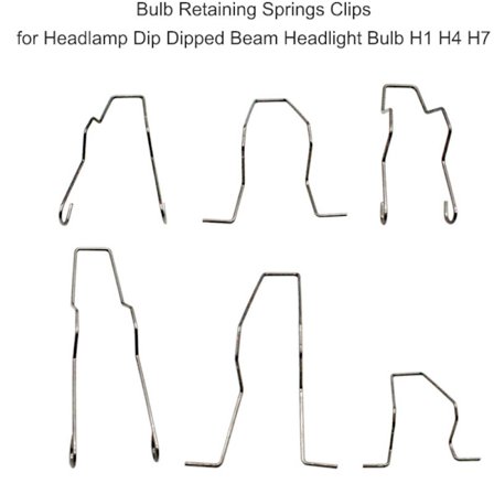 Reduksjon, Lampepæreholder fjærklips for nærlys H1 H4 H7,AAFGVC