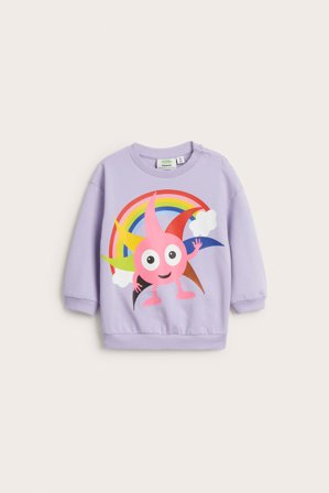 Kappahl | Sweatshirt Babblarna | Ljuslila