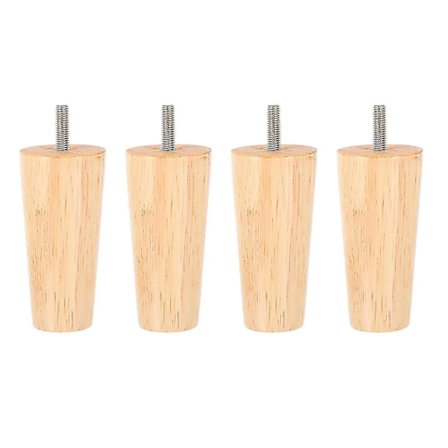 4 kpl Massiivipuusta Huonekalujen Pöydänjalat Tukevat Kartiomaiset Puiset Huonekalujen Jalat Ty_GET IT Lahjat