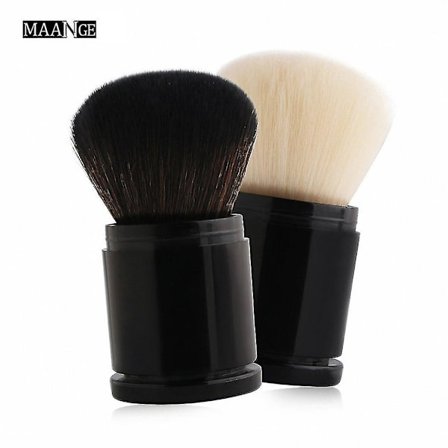 Kannettava Säädettävä Meikkivoide- ja Poskipuna-Pölyharja