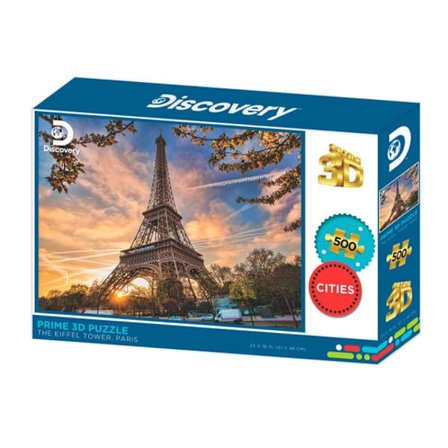 3D-pussel Eiffeltornet Paris, 500 bitar