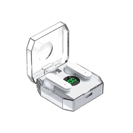 Bluetooth-hörlurar Trådlösa hörlurar Bluetooth 5.3 Digital Display Brusreducering Bluetooth-headset