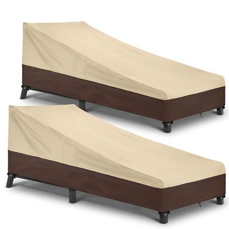 Sæt med 2 Beskyttelseshætter til Havestole, Vand- og UV-bestandige