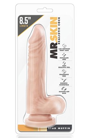 Kjøp Mr. Skin Realistic Cock Stud Muffin - Dildo | God pris
