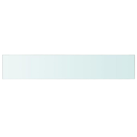 Vidaxl Hyllplan Glas Genomskinlig 110x20 Cm Transparent