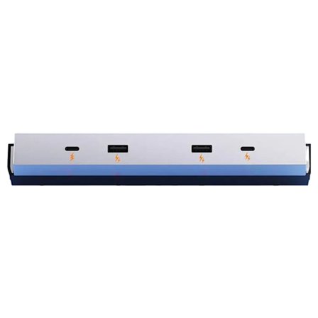 För Bil 3+ Bil USB Hub Dockningsstation Expansionsshunt Mittkonsol Adapter