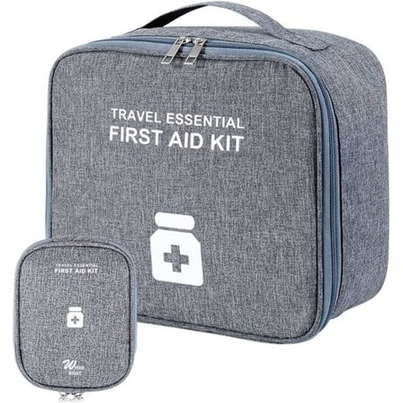 1 stor förvaringsväska och 1 liten förvaringsväska, stor kapacitet, bärbar reseförvaringsväska