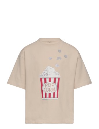 T-Shirt Tops T-Kortærmet Skjorte Beige Sofie Schnoor Baby And Kids