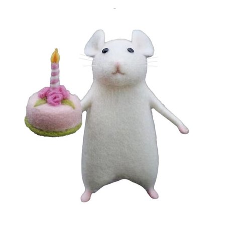 Halloween Mus med Græskar STIL 1 STIL 1