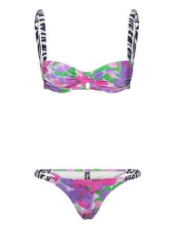 Soft Mixed Bikini - Rotate X Reina Olga Bikinit Pink ROTATE Birger Christensen