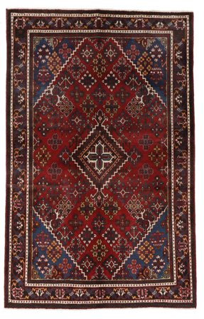 Tapis Persan Joshaghan 127X205 Noir/Rouge Foncé (Laine, Perse/Iran)