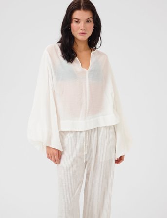 My Essential Wardrobe Lilomw Blouse - White - 46