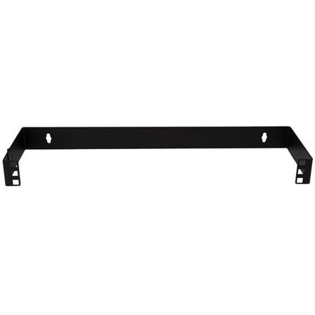 StarTech 1U Hinged Wall Mount Patch Panel Bracket - 4 inch Deep - 19" Patch Panel Swing Rack for Shallow Network Equipment- 17lbs (WALLMOUNTH1) -