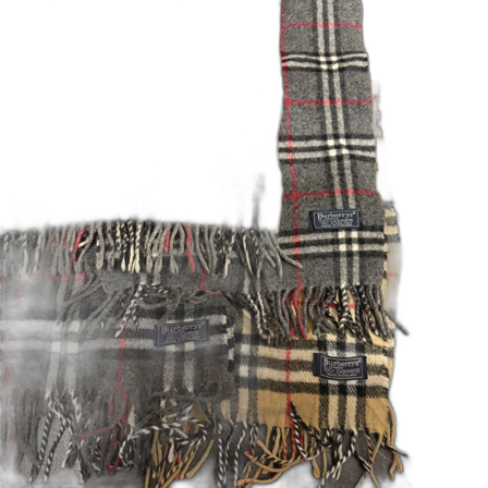 Burberrys rutig kashmirhalsduk