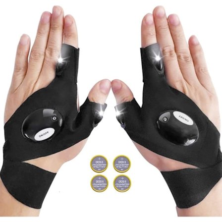 Present till Män, LED-Fiskgloves Present till Pappa, Födelsedagspresent Idé för Män och Kvinnor, Originell Present Idé för Män, Jul