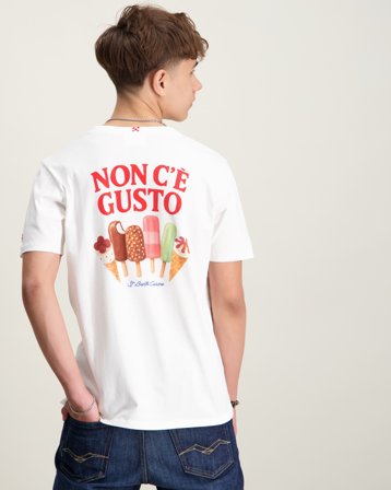 MC2 Saint Barth BOY COTTON T-SHIRT Hvit T-skjorter Gutt - Kids Brand Store