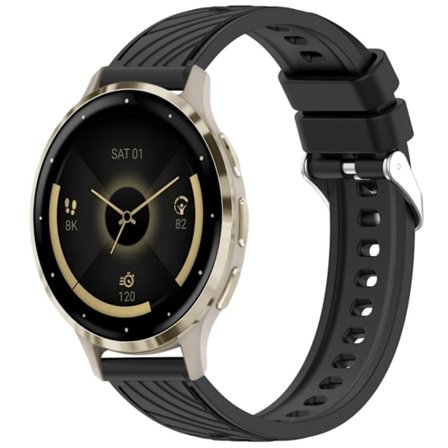 Garmin Venu 3S Klockarmband i silikon - Svart