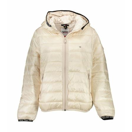 Tommy Jeans, Iconic hooded jacket Beżowy, Kobieta, Rozmiar: S