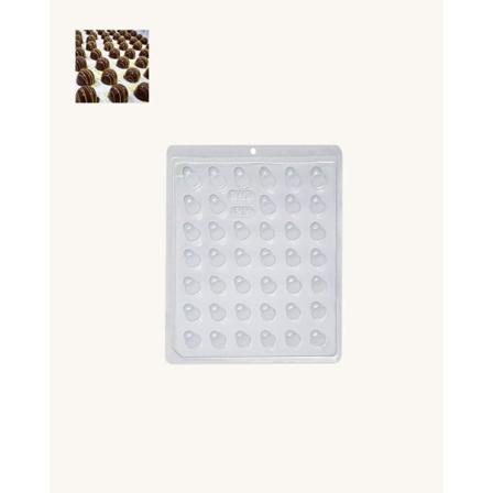 Bwb Simple Mold - 06 - Pingo / Gota- Pralinform Chokladform Transparent