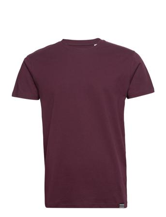 Organic Thor Tee T-shirts Short-sleeved Burgundy Mads Nørgaard