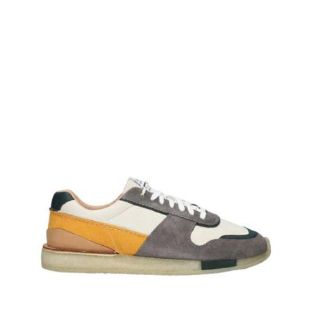 Clarks, Torrun Sneakers Grijs, Heren, Maat:46 EU,rubber
