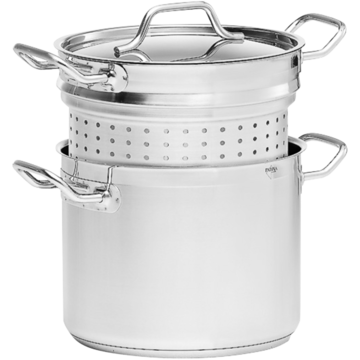 Pastakittel med Lock Patina Rostfri