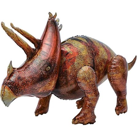 46" Triceratops Dinosaur Oppustelig Ballon Dinosaur Fødselsdagsfest Tilbehør Dekorationer Gigant Dinos