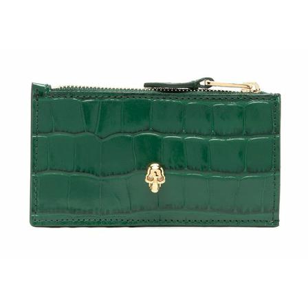 Alexander McQueen, Wallets ; Cardholders Zielony, Kobieta, Rozmiar: ONE Size